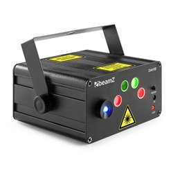 DAHIB DOBLE LASER RG GOBO CON LED AZUL