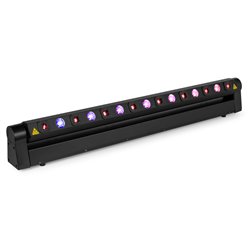 BARRA MÓVIL HYADEN CON 7 LED Y 8 RAYOS LÁSER