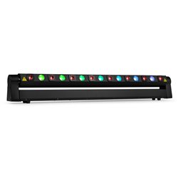 BARRA MÓVIL HYADEN CON 7 LED Y 8 RAYOS LÁSER