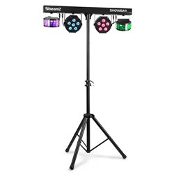 SB02 SHOWBAR CON BATERÍA 2X DERBY Y 2X PAR