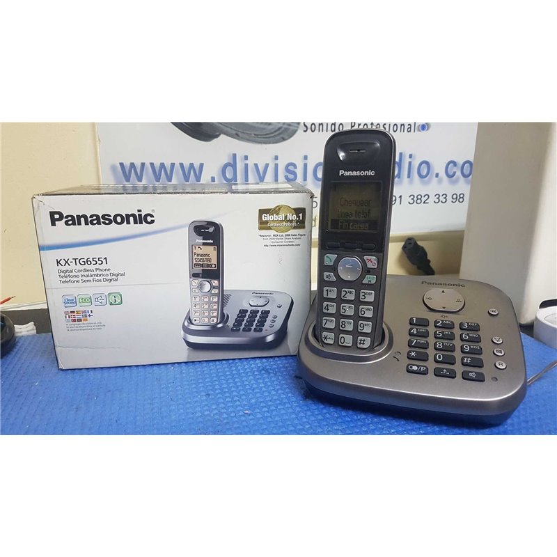 Teléfono DEC inalámbrico Panasonic KX-TG6551