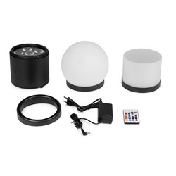 HELIOS KIT DE ILUMINACIÓN ASCENDENTE MULTIFUNCIONAL PARA EXTERIORES