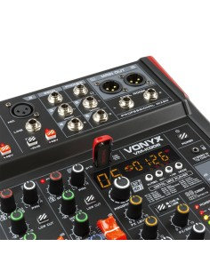 AD200B AMPLIFICADOR HIFI 2 CANALES NEGRO