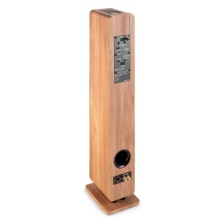ARCO ALTAVOZ DE TORRE ACTIVA CON DAB MADERA CLARA