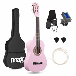 SOLOART JUNIOR 1/4 CONJUNTO GUITARRA CLÁSICA ROSA