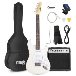 GIGKIT CONJUNTO GUITARRA ELÉCTRICA BLANCO