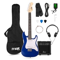 GIGKIT JUNIOR CONJUNTO GUITARRA ELÉCTRICA AZUL 3/4