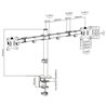 MAD20 BRAZO DOBLE PARA MONITOR 13”- 32”