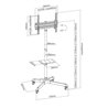 MFS30 SOPORTE PORTÁTIL DE SUELO PARA TV 32”- 65”