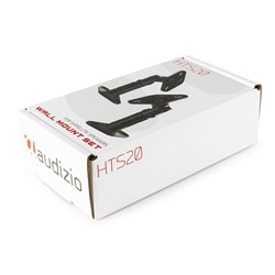 HTS20 SOPORTE DE PARED PARA ALTAVOZ, NEGRO, JUEGO DE 2