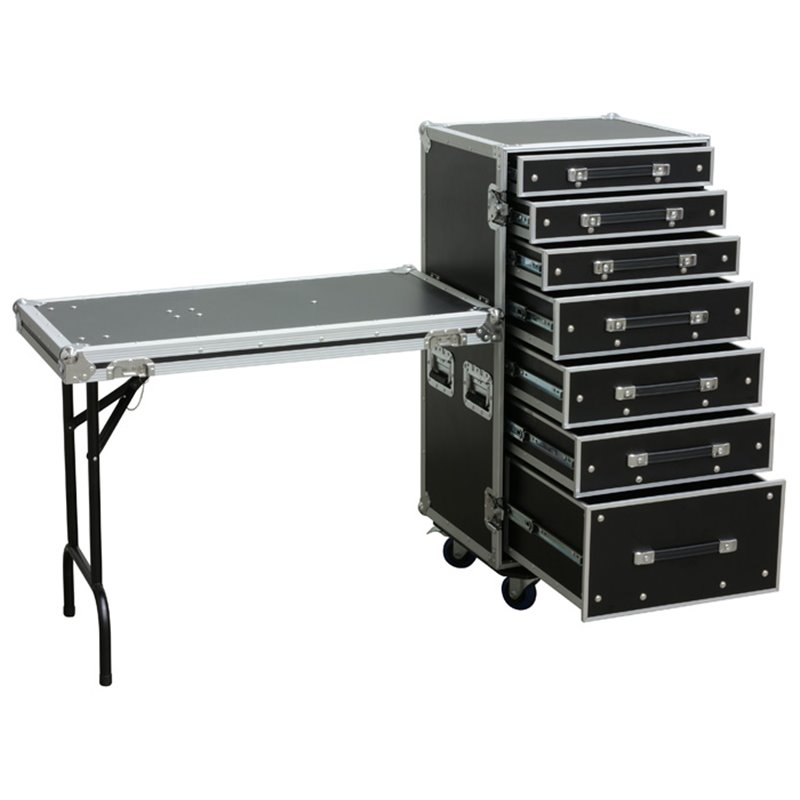 PD-FA5, FLIGHTCASE DE 7 CAJONES + MESA