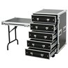 PD-FA6 FLIGHTCASE DE 5 CAJONES 3U + MESA