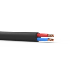 RX15 SPEAKER CABLE ROUND 2 X 2.5MM² BLACK 305M