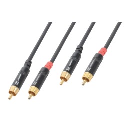 CX94-0.5 CABLE 2X RCA MACHO - 2X RCA MACHO 0.5M