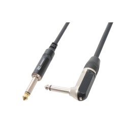 CX115-6 CABLE GUITARRA JACK 6.3 MONO - JACK 6.3 MONO EN ANGULO 6M