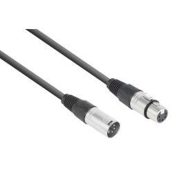 CX102-1 CABLE 5-PIN DMX MACHO XLR - HEMBRA XLR 1.5M