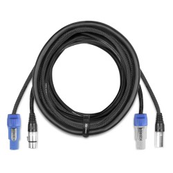 CX11-10 COMBI CABLE ALIMENTACION B - XLR M/ ALIMENTACION A - XLR F 10M