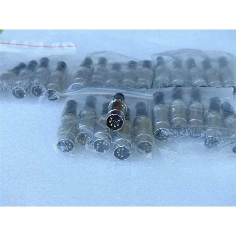 25 Unidades de CONECTOR DIN 41524 MACHO AEREO 5 POLOS
