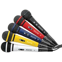DM120 SET KARAOKE DE 5 MICRÓFONOS DINÁMICOS