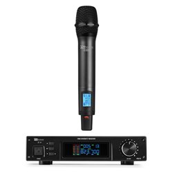 PD210 MICRÓFONO INALÁMBRICO DE MANO UHF 160-CANALES, SISTEMA TRUE DIVERSITY