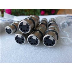 9 Neutrik NC5FX Conector aéreo XLR hembra 5 Pines